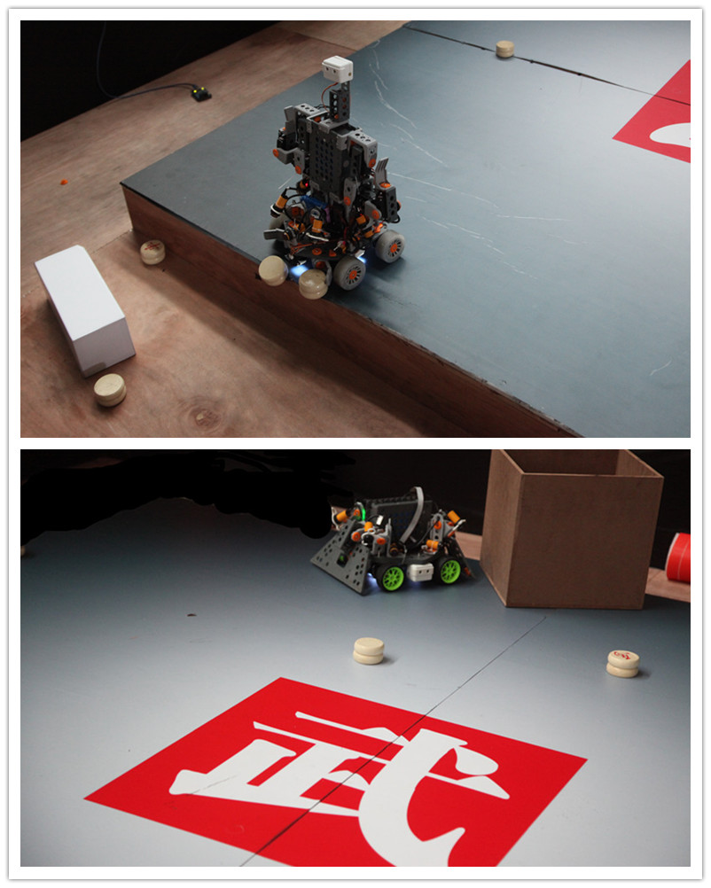 正在清除障碍物的机器人1