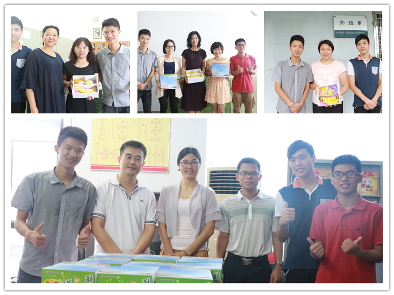 老师们惊喜地收到了团队送上的祝福