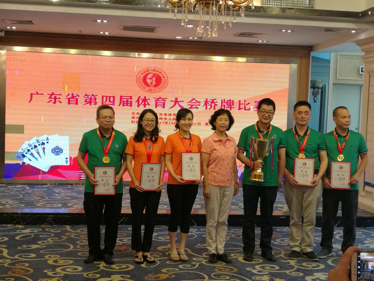 我校教师获省体育大会桥牌冠军